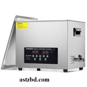 10L Digital Ultrasonic Cleaner Water Bath front view with digital control panel