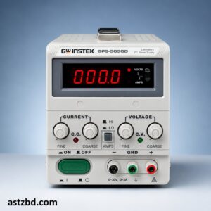 GW Instek GPS-3030D Digital DC Power Supply front panel with dual display