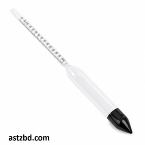 ASTM compliant hydrometer for soil test showing precision calibration scale and glass construction for accurate particle size analysis