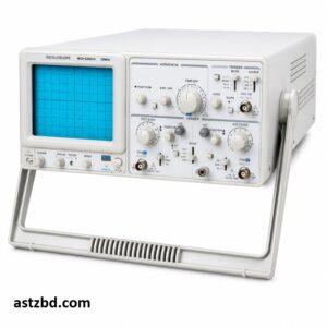 MCP CQ-620A Analog Oscilloscope 20MHz front panel with CRT display