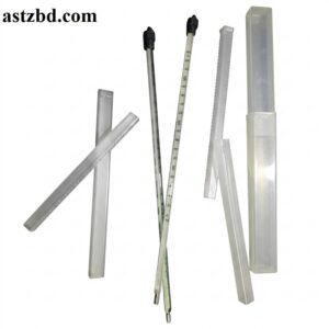 Zeal Mercury Thermometer 360°C full view showing graduated glass tube and red mercury column