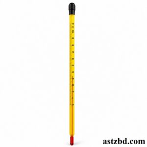 Zeal Spirit Thermometer -10 to 110C showing red spirit column and clear degree markings on glass body