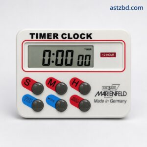 Marienfeld Universal Timer Clock front view showing digital display