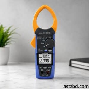 Hioki CM4141-50 AC Clamp Meter front view with slim jaw