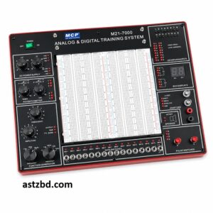 MCP M21-7000 Trainer Board front panel with breadboard and switches