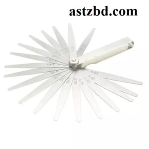 Dasqua 0.05-1 mm DIN2275 Silver Feeler Gauge,