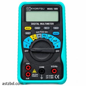 Kyoritsu KEW 1009 Digital Multimeter front view with LCD display and rotary dial