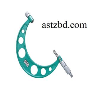 Insize (3206-150A) 150mm Outside Micrometer With Interchangeable Anvils