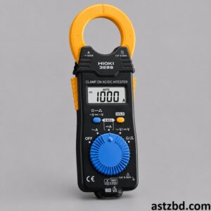 Hioki 3288 AC/DC Clamp Meter front view showing digital display and clamp jaw
