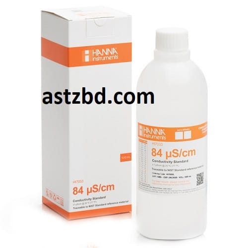 HI7033L 84 µS/cm Conductivity Standard 500mL Bottle Conductivity Standard price in Bangladesh, Hanna HI7033L in Bangladesh, Hanna HI7033L price in Bangladesh, Hanna HI7033L Conductivity Standard 500mL Bottle, HI7033L, HI7033L 84 µS/cm Conductivity Standard (500mL Bottle), HI7033L Calibration Solution, TDS Calibration Solution in Bangladesh