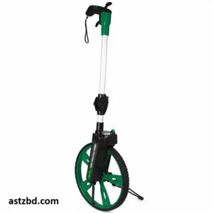 Insize 7145-1 Measuring Wheel professional surveyor distance meter, full side view