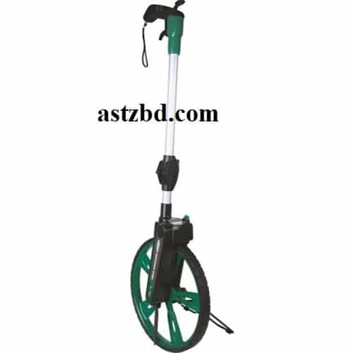 Insize 7145-1 Measuring Wheel – front view showing ABS frame and PU tire