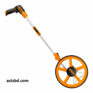 INGCO HDMW45 Measuring Wheel full view showing wheel and foldable stand
