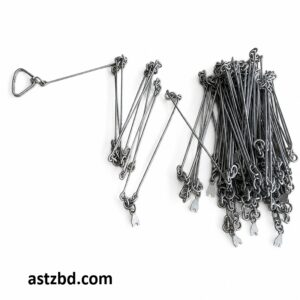 66-Feet Gunter Chain for Surveying 100 Link Steel Chain