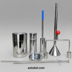 Soil Relative Density Test Kit front view with hammer assembly