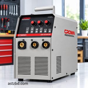 Crown CT33103 Welding Machine front view with control panel and wire feed