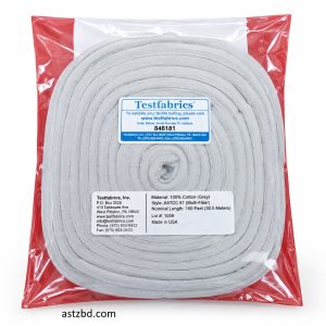 Gray Cotton Sliver 10 Yards Pack rolled gray strand